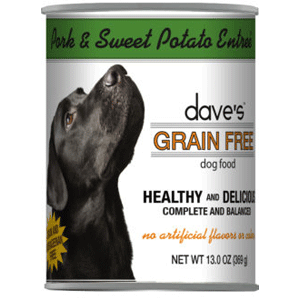 Daves Grain Free Roast Pork & Sweet Potato Canned Dog Food 13oz 12 Case  Daves, daves, pet food, gf, grain free, roast pork, sweet potato, Canned, Dog Food